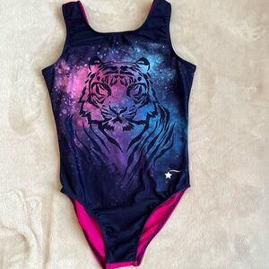 Destira Child Large Tiger leotard. Good Used Condition.